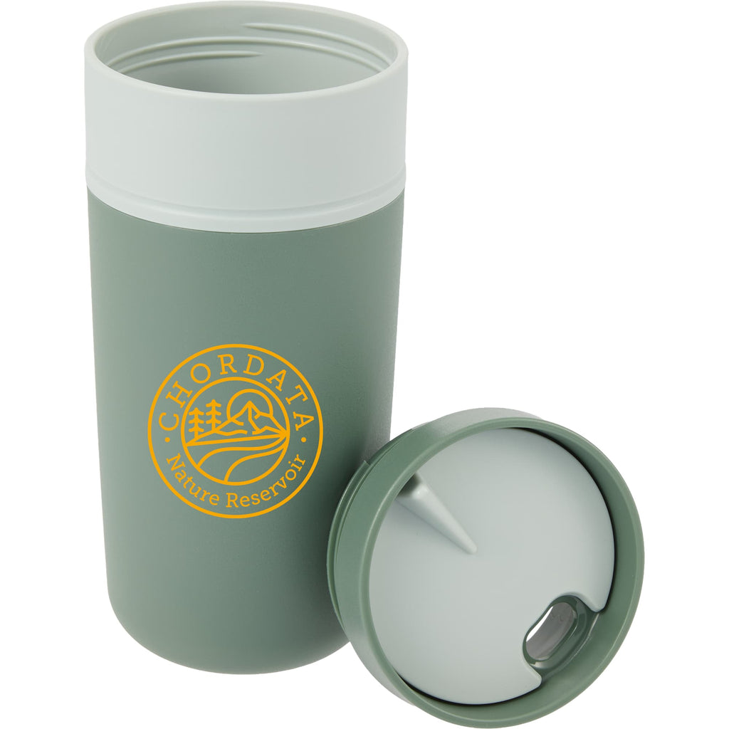 Kona Recycled Tumbler with Swivel Lid, 16 oz - Sage - Detail