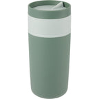 Kona Recycled Tumbler with Swivel Lid, 16 oz - Sage - Left Angle