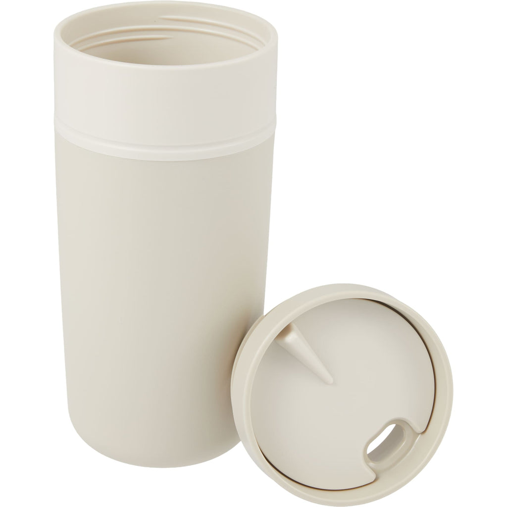 Kona Recycled Tumbler with Swivel Lid, 16 oz - Taupe - Detail 2