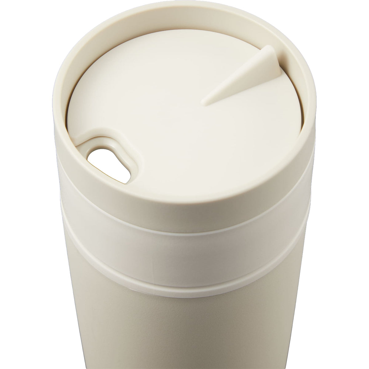 Kona Recycled Tumbler with Swivel Lid, 16 oz - Taupe - Detail 3