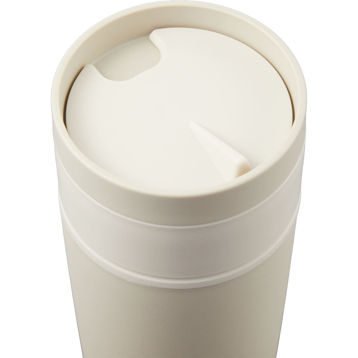 Kona Recycled Tumbler with Swivel Lid, 16 oz - Taupe - Detail 4