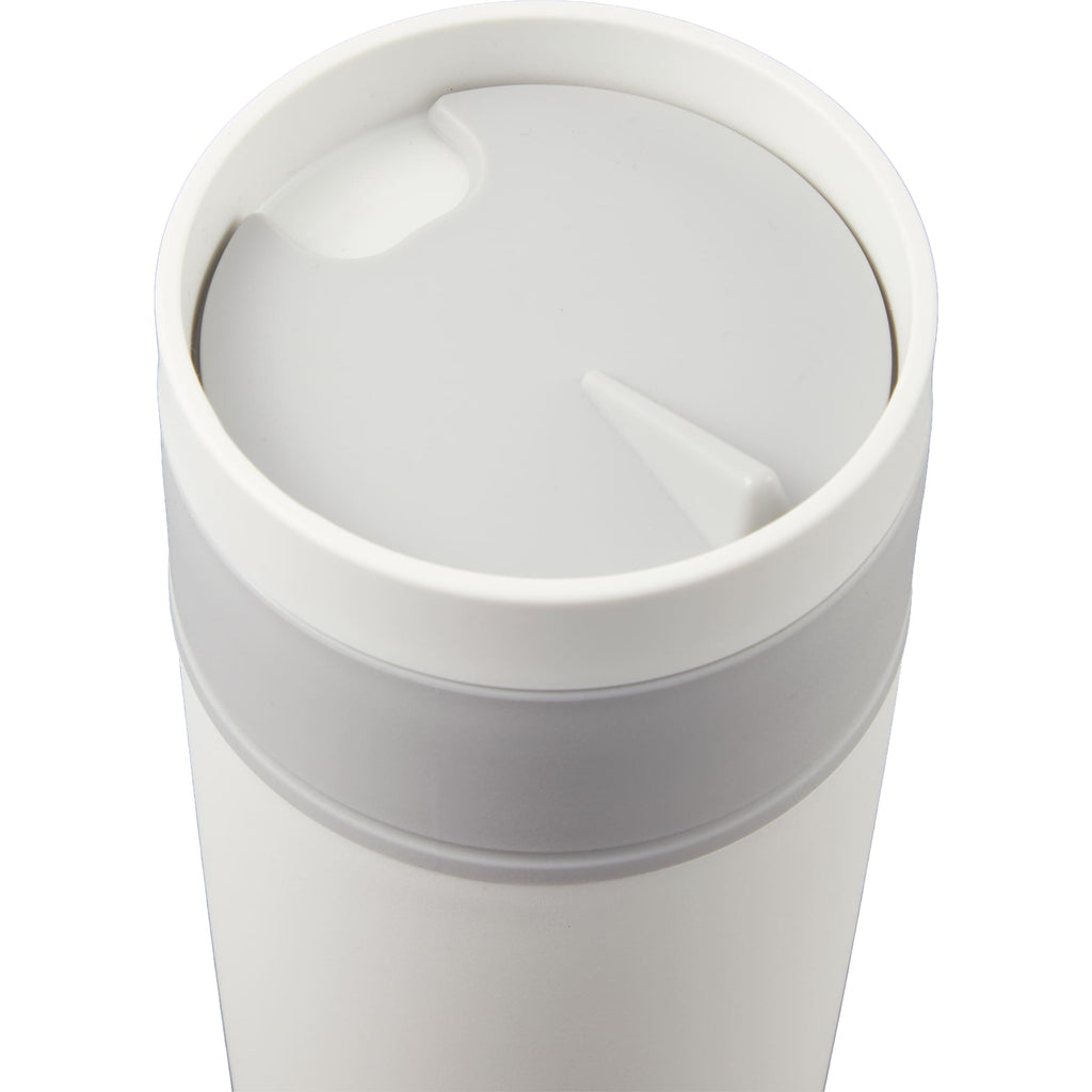 Kona Recycled Tumbler with Swivel Lid, 16 oz - White - Detail 4