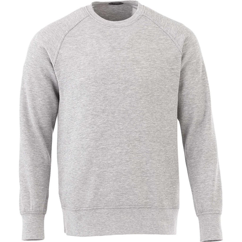 Kruger Fleece Crewneck Sweatshirt for Men Transfer - Heather Grey Secondary - Front