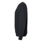 LAT Unisex Elevated Fleece Crewneck Sweatshirt Full Color - Black - Direct Side