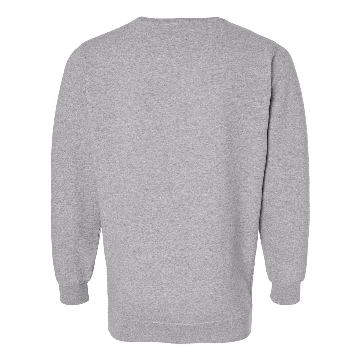 LAT Unisex Elevated Fleece Crewneck Sweatshirt Full Color - Heather - Back