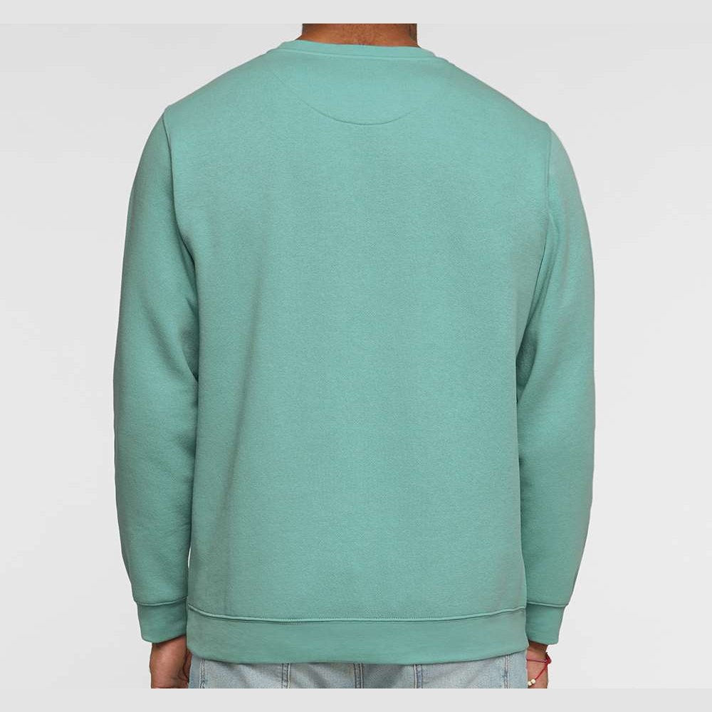 LAT Unisex Elevated Fleece Crewneck Sweatshirt Full Color - Saltwater - On Model Back