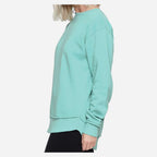LAT Women's Weekend Crewneck Sweatshirt Full Color - Chill - On Model Side