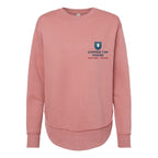 LAT Women's Weekend Crewneck Sweatshirt Full Color - Mauvelous - Front