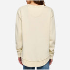 LAT Women's Weekend Crewneck Sweatshirt Full Color - Natural - On Model Back