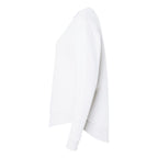 LAT Women's Weekend Crewneck Sweatshirt Full Color - White - Direct Side