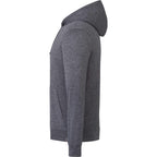 Lavar Eco Knit Pullover Hoodie for Men Embroidery - Heather Dark Charcoal - Left Side