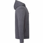 Lavar Eco Knit Pullover Hoodie for Men Embroidery - Heather Dark Charcoal - Right Side