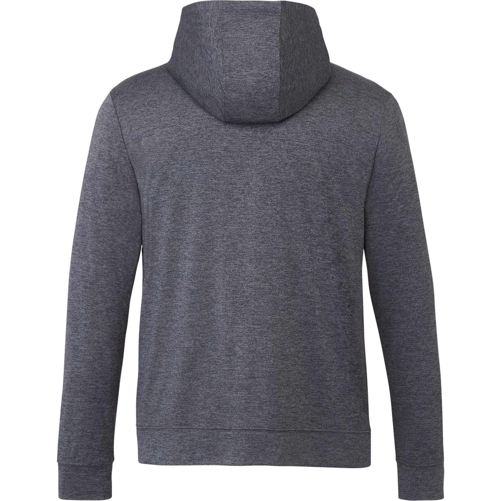 Lavar Eco Knit Pullover Hoodie for Men Transfer - Heather Dark Charcoal - Back