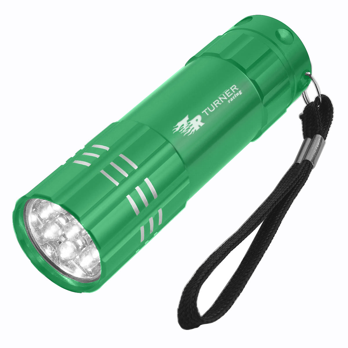 LED Flashlight in Aluminum - Green - Laser