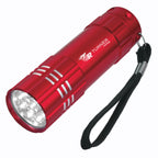 LED Flashlight in Aluminum - Red - Laser