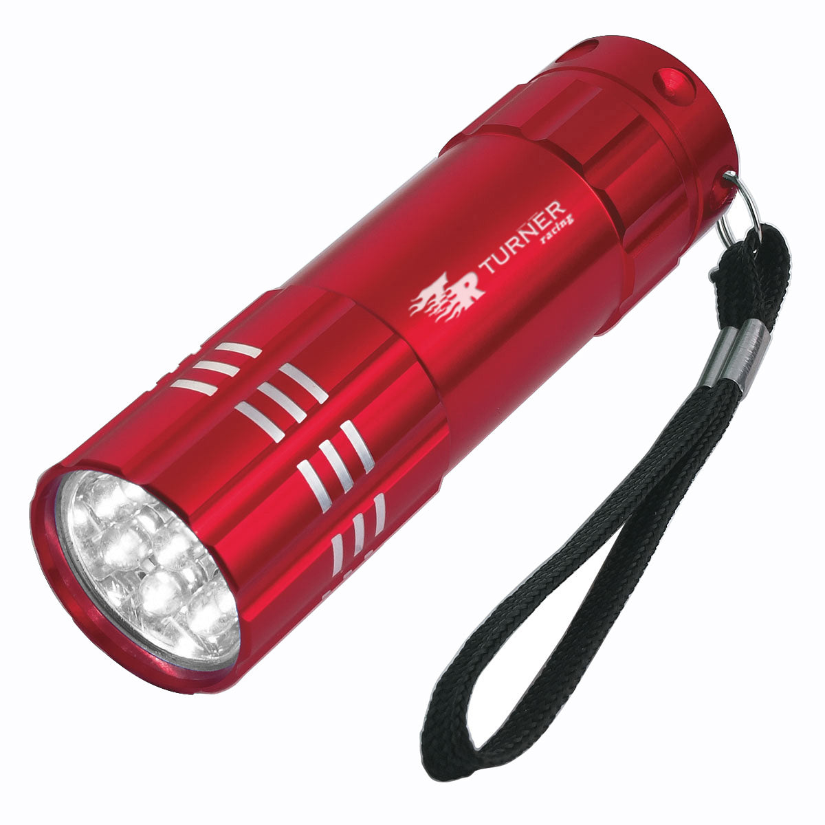 LED Flashlight in Aluminum - Red - Laser