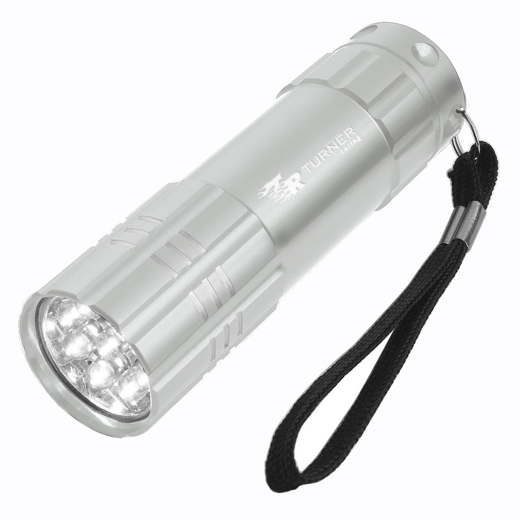 LED Flashlight in Aluminum - Silver - Laser