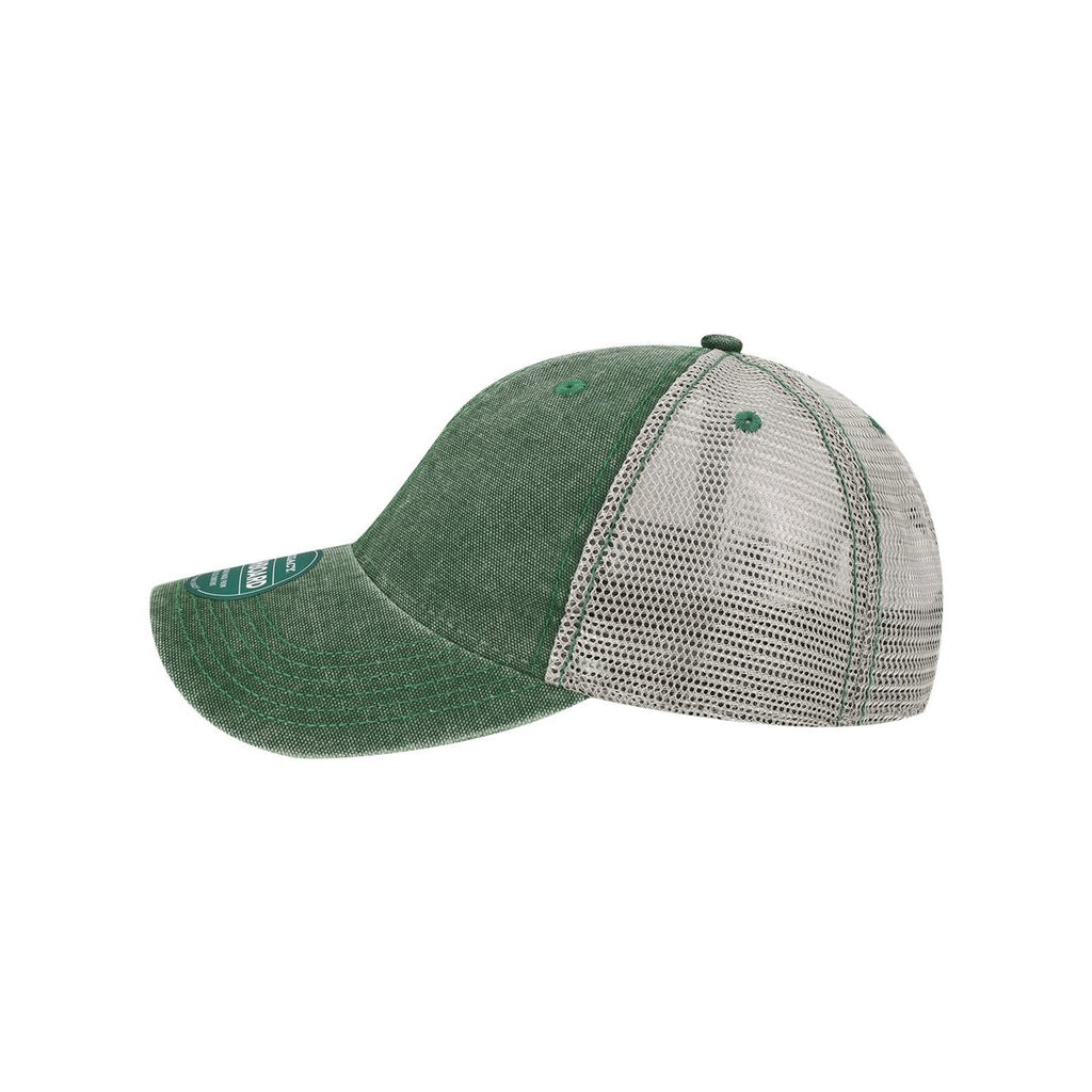 LEGACY Dashboard Trucker Cap Embroidery - Dark Green/ Grey - Direct Side