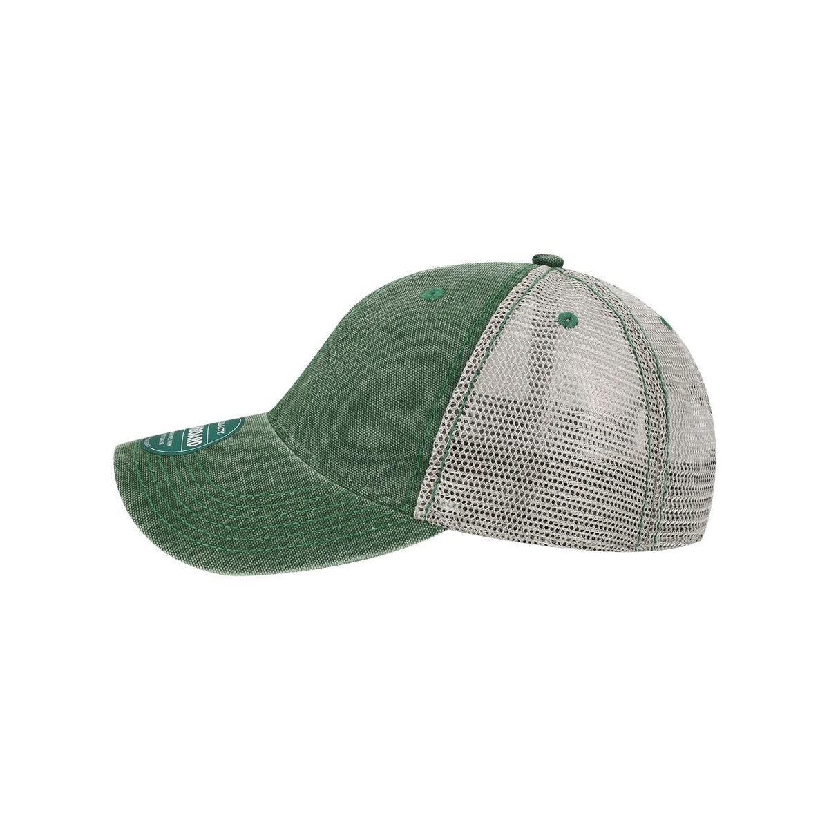 LEGACY Dashboard Trucker Cap Embroidery - Dark Green/ Grey - Direct Side