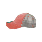 LEGACY Dashboard Trucker Cap Embroidery - Nantucket Red/ Grey - Direct Side