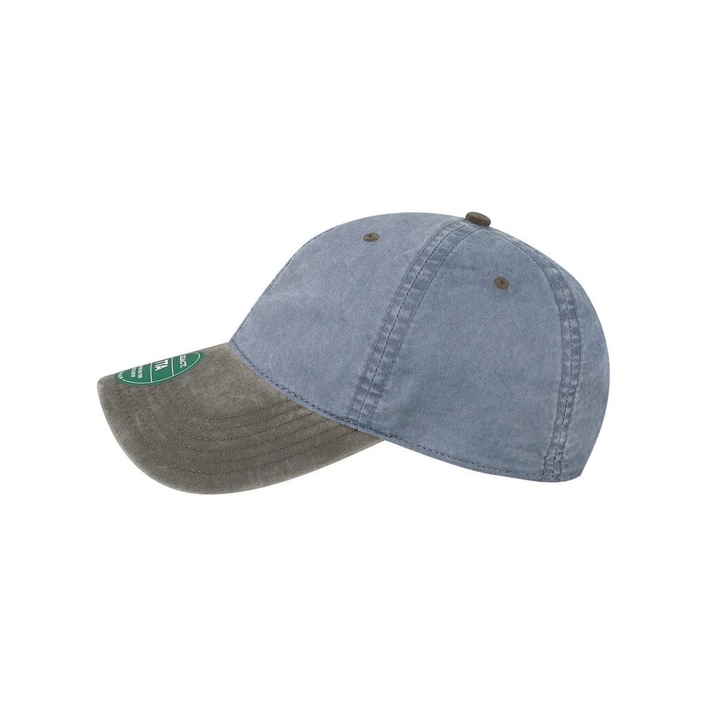 LEGACY Terra Twill Cap Full Color - Slate Blue/ Cinder - Direct Side