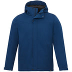 Lena Recycled Insulated Jacket with Hood for Men Embroidery - River Blue - Front