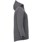Lena Recycled Insulated Jacket with Hood for Women Transfer - Steel Grey - Right Side