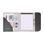 Lennox Padfolio in Recycled Nylon Transfer - Black - View 2