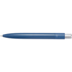 Liberty Mini Gel Pen in Recycled Aluminum Laser Engraving - Navy - Top