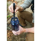 LifeStraw Sip Stainless Steel Filter Straw with Case Laser Engraving - Obsidian - View 4