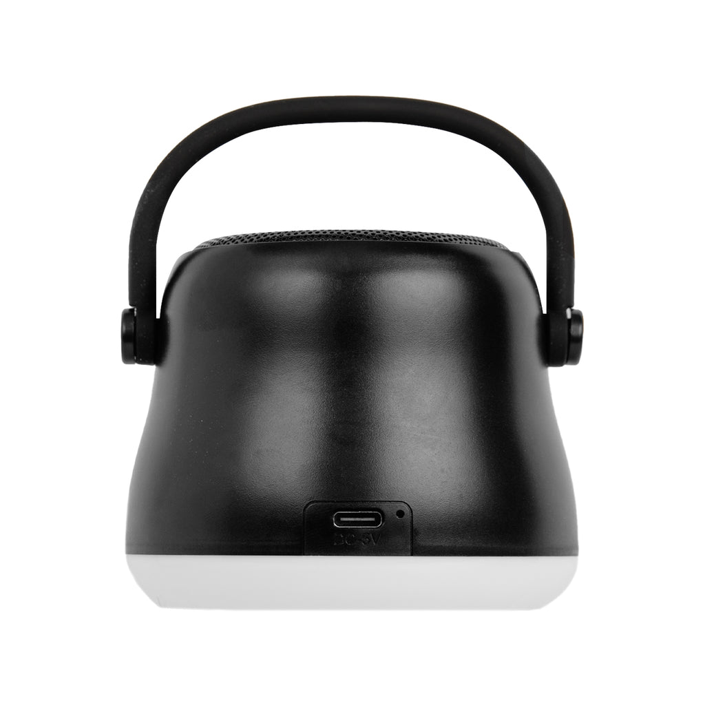 Light-Up Sound Wave Speaker - Black - Back
