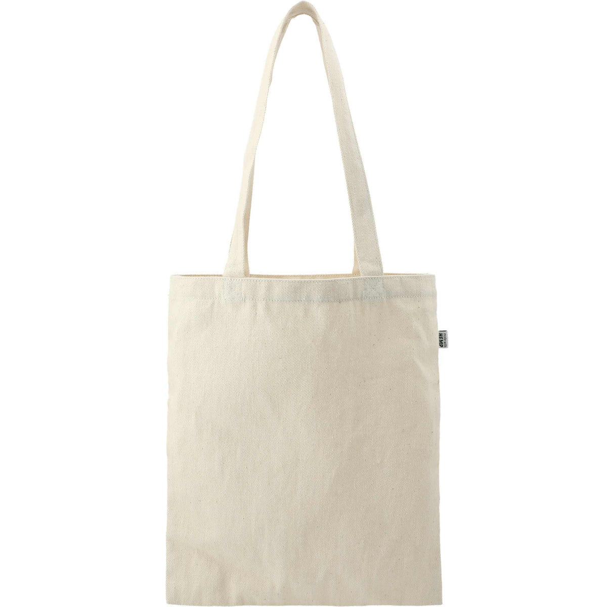 Lightweight Hemp Cotton Tote, 11 oz - Natural - Back
