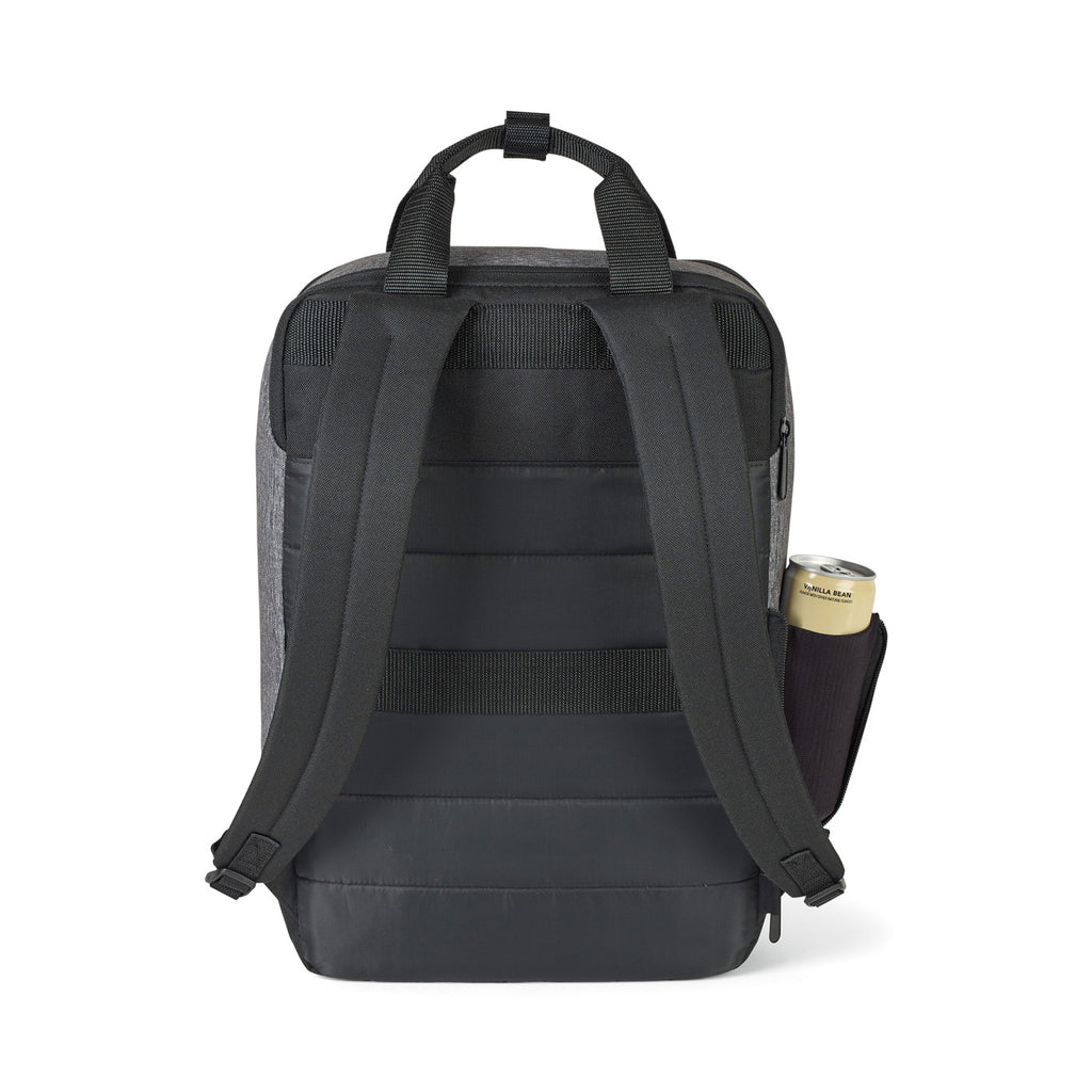 Logan Slim Laptop Backpack, 17 Inch Full Color - Granite Heather Grey - View 5