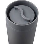 Lola Recycled Tumbler with 360 Degree Lid, 16 oz - Charcoal - Detail 4