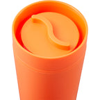 Lola Recycled Tumbler with 360 Degree Lid, 16 oz - Orange - Detail 3