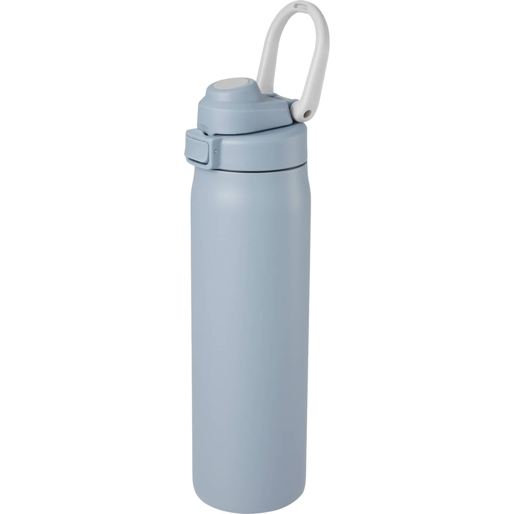 London Sip and Chug Insulated Bottle, 24 oz Full Color - Slate - Left Angle