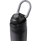 London Sip and Chug Insulated Bottle, 24 oz Laser Engraving - Black - Detail 2