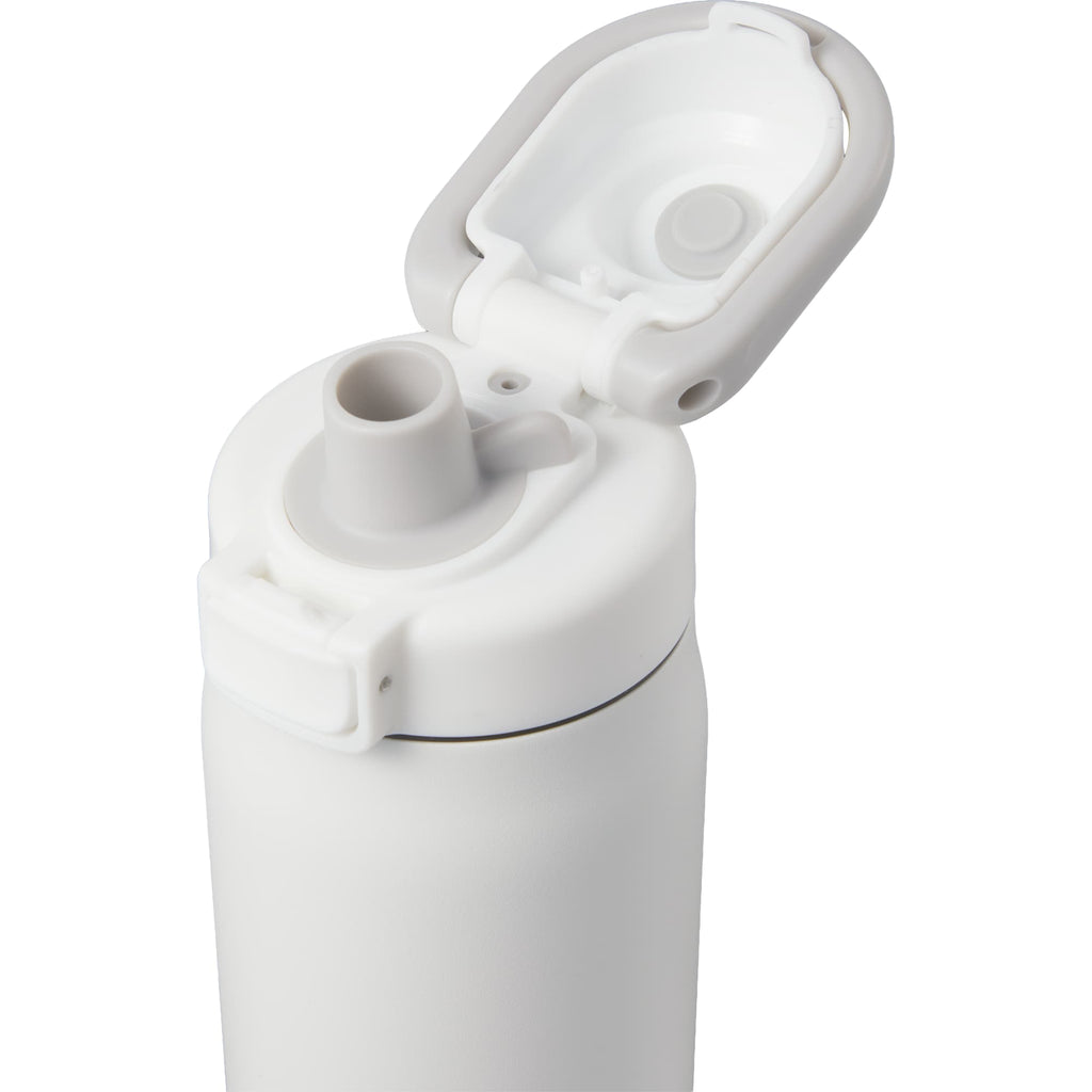 London Sip and Chug Insulated Bottle, 24 oz Laser Engraving - White - Detail 3