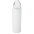 London Sip and Chug Insulated Bottle, 24 oz - White - Back 2