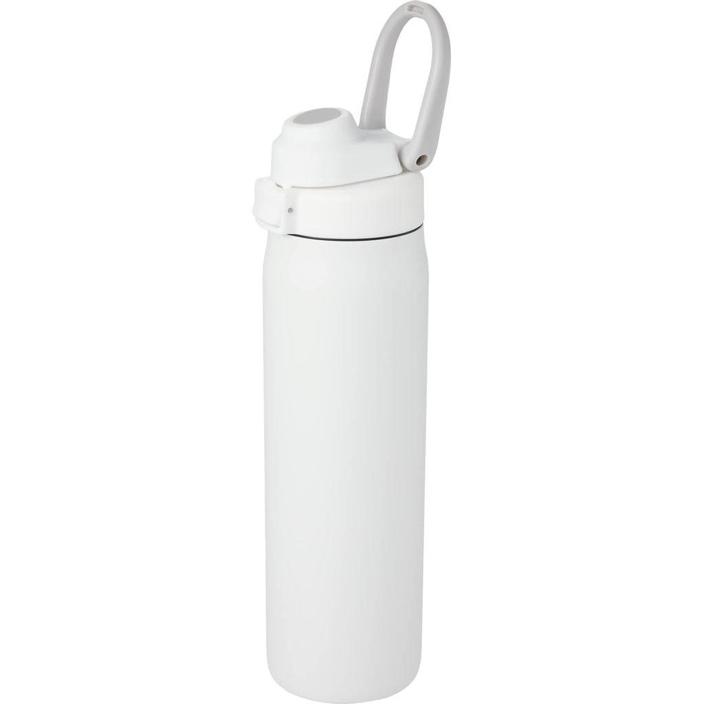 London Sip and Chug Insulated Bottle, 24 oz - White - Left Angle