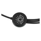 Long Charging Cable with Apple Watch Charger, 47 Inch - Black - Front