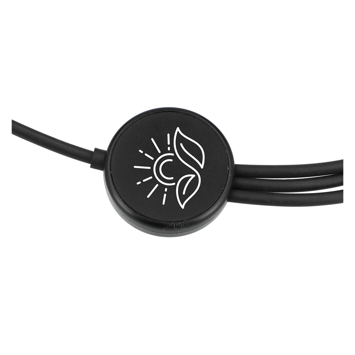 Long Charging Cable with Apple Watch Charger, 47 Inch - Black - Front