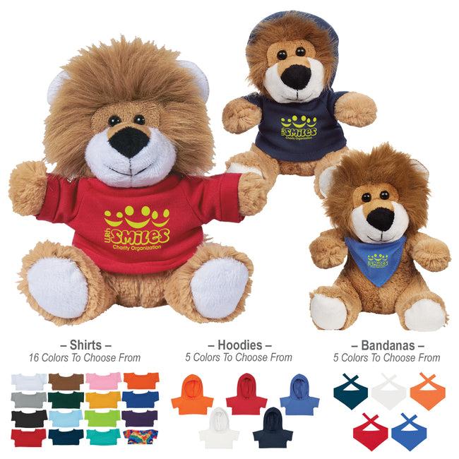Lovable Lion Plush Toy, 6 Inch