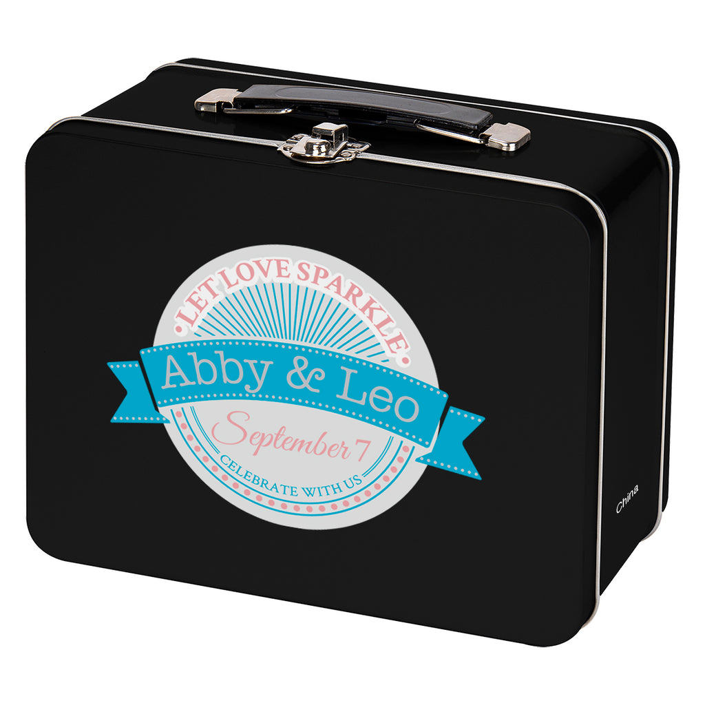 Lunch Box in Throwback Tin - Black - Full Color