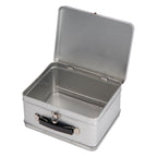 Lunch Box in Throwback Tin - Silver - Inset