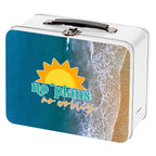 Lunch Box in Throwback Tin - White - Megabrite