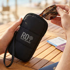 Luxe Case for Sunglasses, Puffer - Black - Lifestyle_Silkscreen