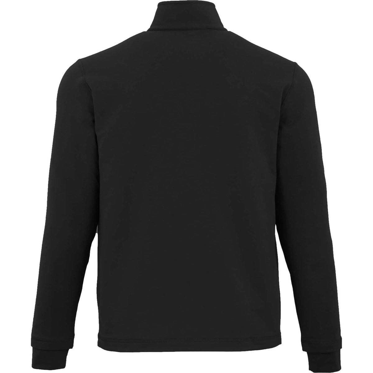 Lyon Stretch French Terry Full Zip Jacket for Men Transfer - Black - Back