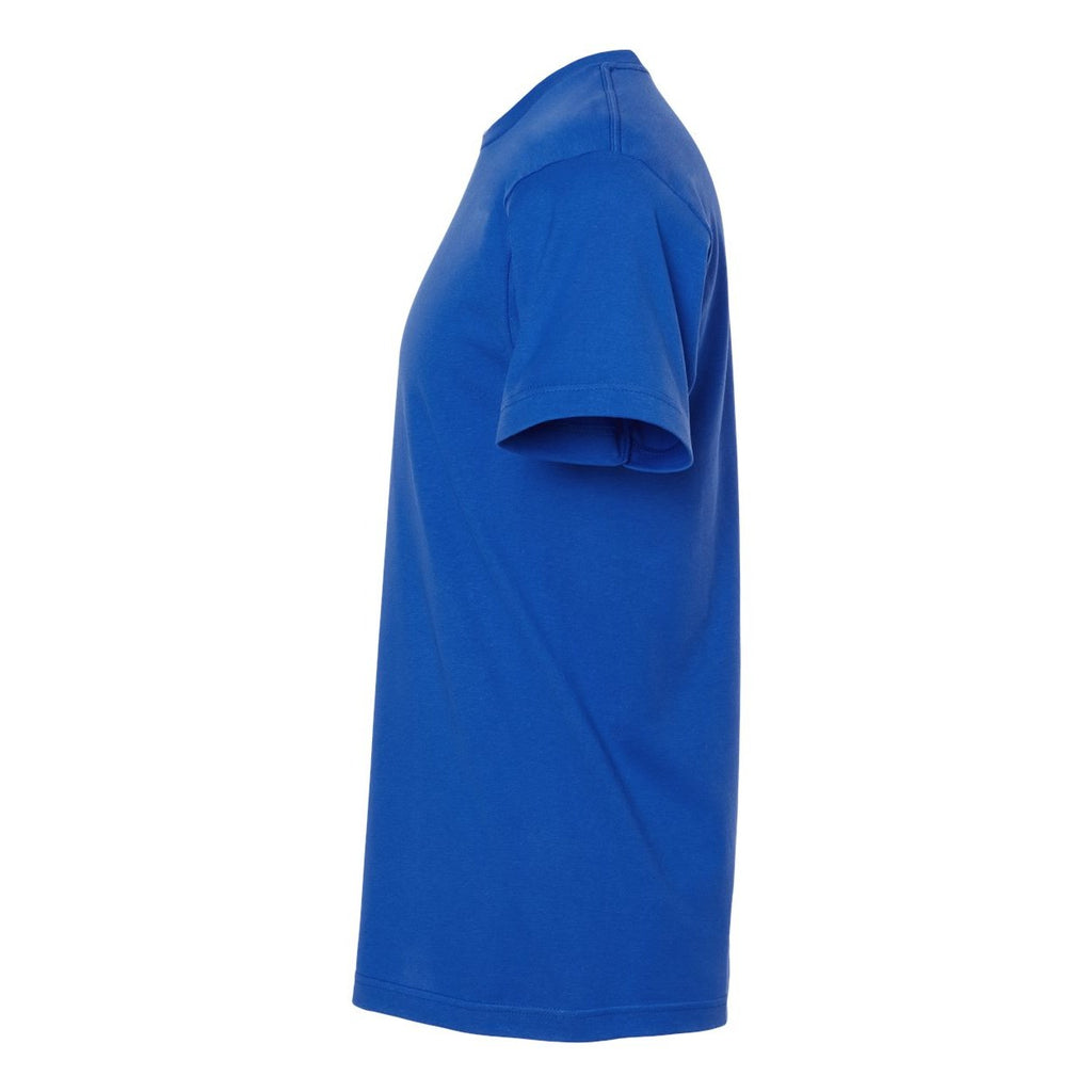 M&O Unisex ACE Cotton T-Shirt - Royal - Direct Side