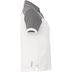 Mack Colorblock Polo for Women Transfer - Steel Grey/White - Right Side